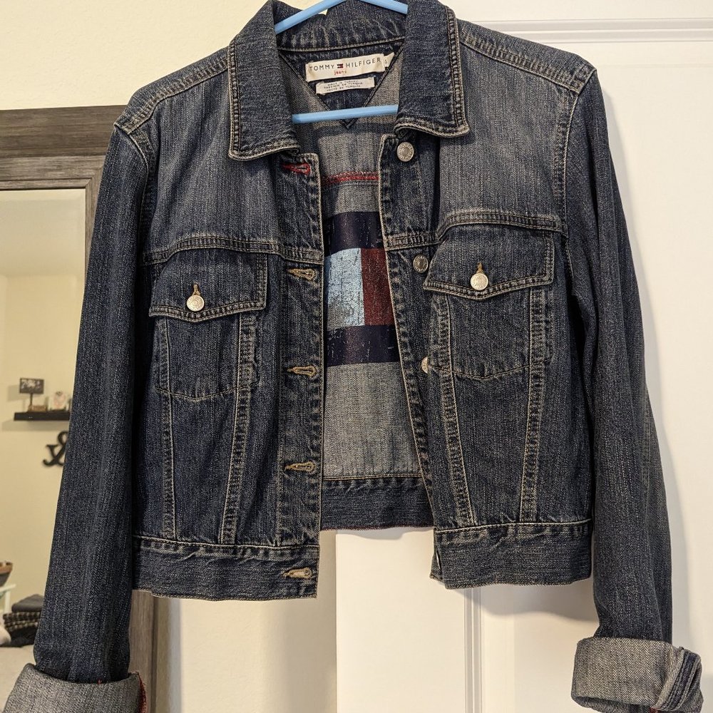 Tommy Hilfiger Cropped Denim Jacket